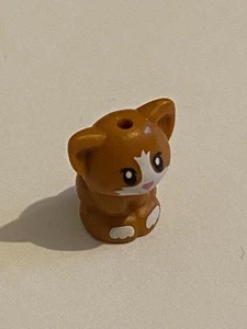 LEGO Dark Orange Cat Friends Style Baby Kitten Ref 69902pb01 Set 41439 41446 - Picture 1 of 1