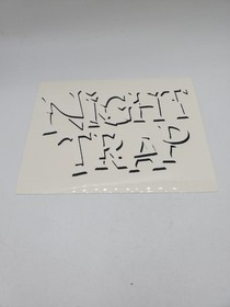 Night Trap Sega CD vinyl decal / sticker retro vintage Logo