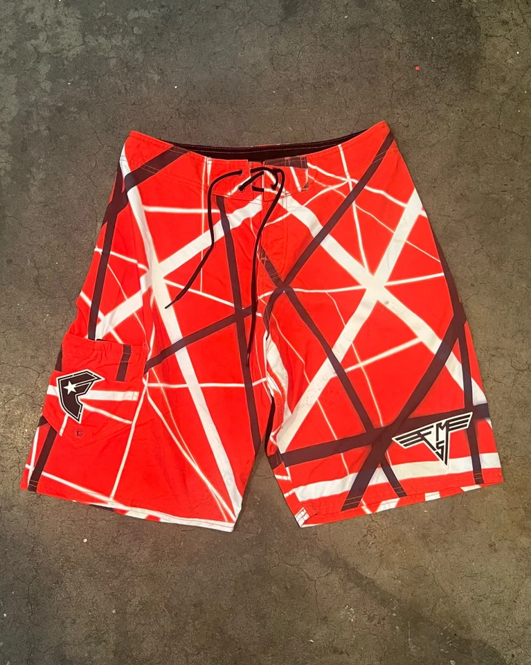 Шорты-бордшорты Famous Stars and Straps 'EVH Stripes' - Изображение 1 из 4