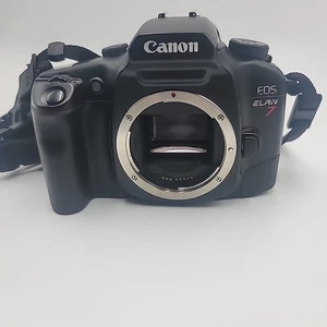 Canon EOS Elan 7 analoge Spiegelreflexkamera 35 mm Gehäuse (für Teile/Reparatur) lesen - Bild 1 von 3