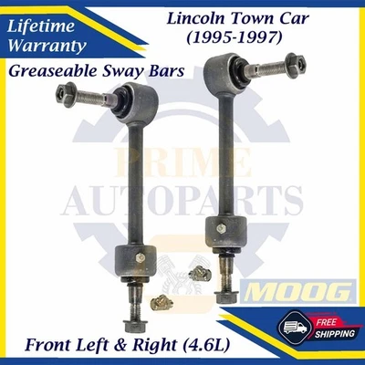 Barras estabilizadoras delanteras MOOG OEM para Lincoln Town Car 1995-1997 4,6 L garantía de por vida Foto 1 de 4