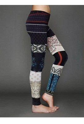 Leggings Free People Patchwork Talla Pequeña Foto 1 de 4