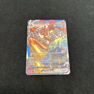 🔥🥋Gold Metal Blaziken VMAX ALT ART 201/198 Fan Card Collectible/Gift/Display🥋 - Picture 1 of 2