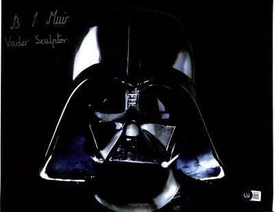 Brian Muir Darth Vader Sculptor Star Wars ANH Signed 11x14 Photograph BECKETT - Image 1 of 4