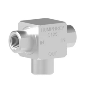 HUMPHREY S125 ALUMINUM SHUTTLE VALVE NEW! - Picture 1 of 1