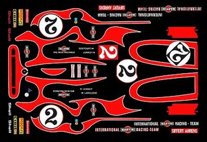 #2 Calcomanías de coche ranura a escala 1/64 Siffert Ahrens Martini Porsche 917 - Imagen 1 de 5