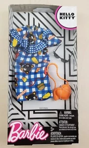 New Barbie Hello Kitty Fashion Pack Chococat Blue Plaid Dress & Accessories  - Picture 1 of 2