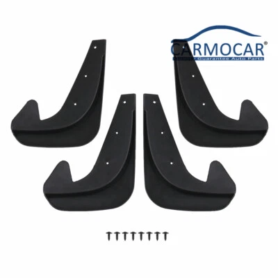Wearing Mud Flaps Splash Guards Fit For Car Front & Rear Fender 4PCS - Image 1 of 4