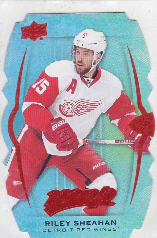 16/17 MVP..RILEY SHEAHAN..COLORS AND CONTOURS..# 32..RED WINGS..COMBINED SHIP - Image 1 of 1
