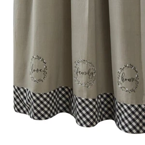 Love Family Home Shower Curtain Country Farmhouse Bathroom - Picture 1 of 2