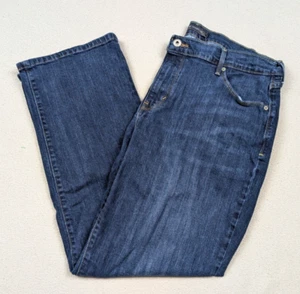 Levi's 505 Straight Stretch Denim Damenjeans mittelblaue Waschung Größe 16 35 x 28,5 - Bild 1 von 16