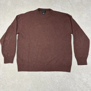 Jos A Bank Executive Collection Mens Pullover Sweater XL Rust Lambs Wool Blend - Picture 1 of 7