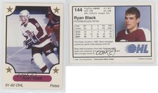 1991-92 7th Inning Sketch OHL Ryan Black #144