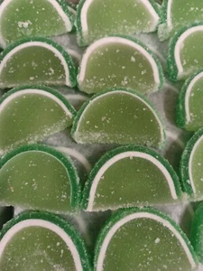 Caramelos rebanadas de gelatina de fruta de lima (1) paquete de 10 oz - Imagen 1 de 2
