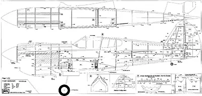 PICA P-40E Warhawk WW2 1/5 Scale Fighter R/C Plane - PLANS + MANUAL ONLY - Image 1 of 3