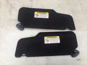 2003-2005 Ford Crown Victoria Driver Sun Visor Right & Left Sunvisor Dark Grey - Picture 1 of 6