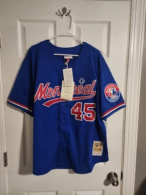 Mitchell & Ness Pedro Martinez 1997 Expos Batting Practice Jersey Sz 40 Medium  - Image 1 of 4