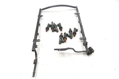 1999-03 Jaguar XJ8 XK8 4.0L V8 AJ27 Gas Fuel Rail Line Assembly AJ83358 INJECTOR - Image 1 of 4
