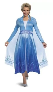 Frozen 2 Elsa Deluxe Adult Costume - Picture 1 of 9