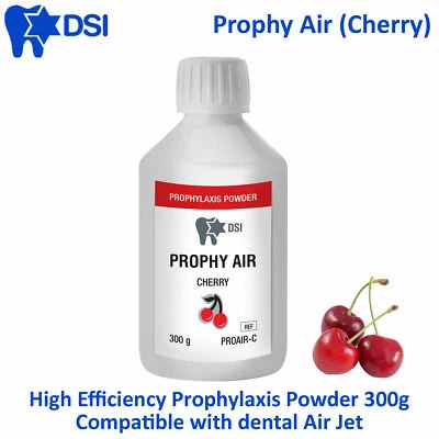 Dental DSI Prophy Air Prophylaxis Powder Teeth Polish Stain Remove Cherry 300g - Image 1 of 4
