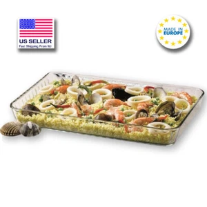 Glass Baking Dish for Oven, Rectangular Glass Casserole Dish, Bakeware, 126 Oz - Picture 1 of 7