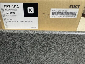 OKI IP7-104 OEM Black Ink 1500ml ColorPainter H2-74/H2-104 - New! - Picture 1 of 4
