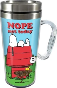 Snoopy Nope Not Today 14 Unzen Acryl Reisebecher - Bild 1 von 1