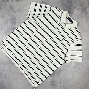 Polo Ralph Lauren de Colección a Rayas Blanco Talla XXL Para Hombre Diseñador Hype - Imagen 1 de 20