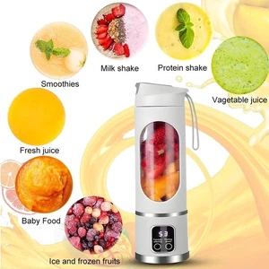 450ml Portable Blender Smoothie Maker USB Standmixer Mini Mixer to go für Sport - Bild 1 von 16