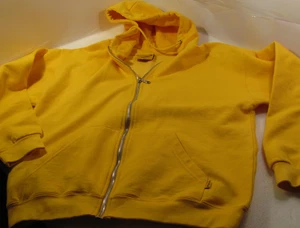 Exist Sudadera con Capucha Unisex M Banana Amarillo De Colección Años 90 Puntada Única Cremallera Completa Patinador - Imagen 1 de 23