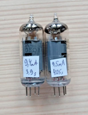 Coppia di tubi 6K4P-ER (EF93 6BA6) abbinati. Militare. NOS. NEVZ 80'. - Immagine 1 di 4