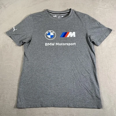 Camisa Puma BMW Motorsport Para Hombre Gris Mediana BMW M Logo Camiseta Coche de Carreras Algodón Foto 1 de 4