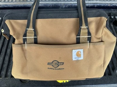 Bolsa de ferramentas de trabalho Carhartt Legacy 14 x 8 marrom com bolsos levemente usada estado - Imagem 1 de 4