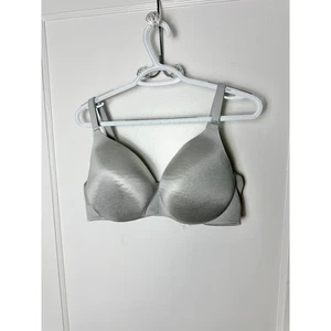 Cacique Lightly Lined Balconette Bra Size 38 DDD Gray Supportive Underwire - Picture 1 of 7