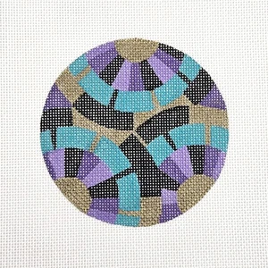 MINDY NEEDLEPOINT CANVAS: ORNAMENT ABSTRACT DESIGN BM - Picture 1 of 2