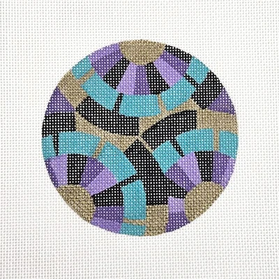 MINDY NEEDLEPOINT CANVAS:  ORNAMENT  ABSTRACT DESIGN   BM - Image 1 of 2