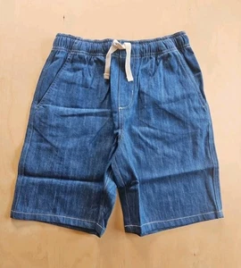 NWT Hanna Andersson CHAMBRAY SHORTS 130 8 $46 - Picture 1 of 4