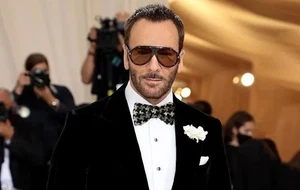 Nice! Tom Ford Twill Houndstooth Black Gray White_Pre-Tied Adjustable Bow Tie - Picture 1 of 5