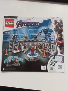 Lego Super Heroes Marvel Iron Mans Werkstatt Bauanleitung Set 76125 Teil 1 - Bild 1 von 4