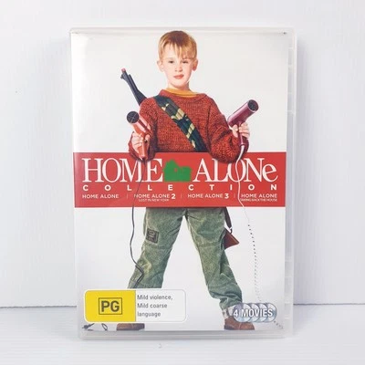 Home Alone Collection 1, 2, 3, 4 Set DVD Region  4 VGC Free Postage  - image 1 of 2
