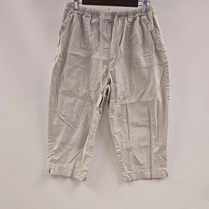 Mountain Lake Capri Pants Khaki Womens Petite Large - Picture 1 of 11