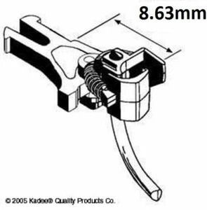 Kadee #18 Magnetic Knuckle Couplings European NEM 362 Short 8.63mm x 2 Pairs 1st - Picture 1 of 7
