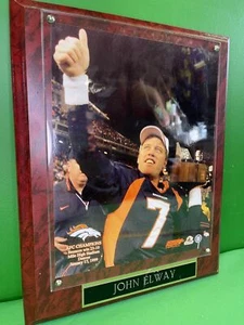 NFL Denver Broncos John Elway #7 Super Bowl XXXIII Plaque - Picture 1 of 3