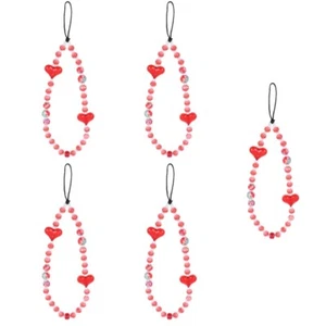5 PCS Mobile Phone Chain Lanyard for Cellphone Charm Strap Beaded - Zdjęcie 1 z 12