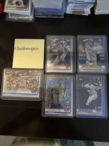 2019 Topps Chrome Uodate Lot - Alonso Acuna Tatis Springer /150 Buehler - Picture 1 of 7