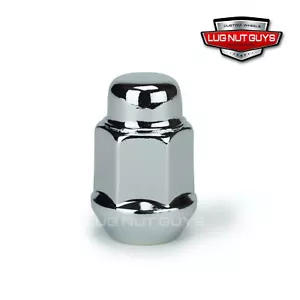 1 Lug Nut Bulge Acorn 12x1.5 Chrome Wheel Nuts 3/4" Hex - Picture 1 of 2