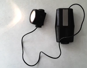 ***** VINTAGE IKELITE SCUBA DIVING UNDERWATER CLIP-ON HEAD LAMP LIGHT WATERPROOF - Picture 1 of 15