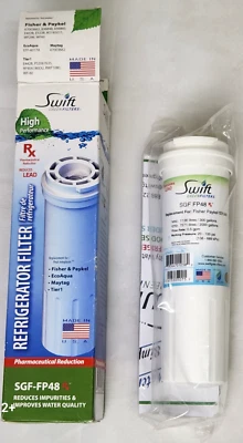 Swift SGF-FP48 Rx Compatible Refrigerator Water Filter 836848 EcoAqua Maytag Tie - Image 1 of 4