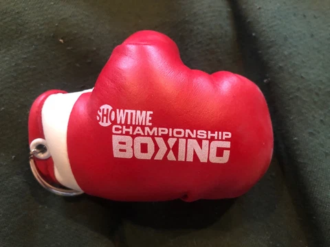 Showtime Championship Boxing Red Boxing Glove Keychain Collectible Cover