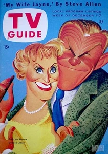 TV Guide 1956 George Burns & Gracie Allen V4N48 #192 Anita Ekberg Babe Ruth - Picture 1 of 9
